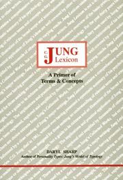 Cover of: Jung Lexicon: A Primer of Terms and Concepts (Studies in Jungian Psychology By Jungian Analysts)