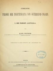 Cover of: Dipterenfauna von Bosnien, Hercegovina und Dalmatien by Gabriel Strobl