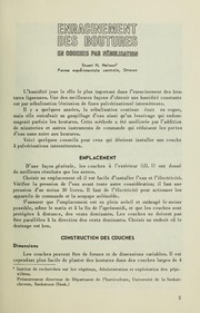 Cover of: Enracinement des Boutures en Couches Par Nébulisation