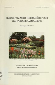 Cover of: Fleurs vivaces herbacʹees pour les jardins Canadiens