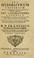 Cover of: Jus ecclesiasticum universum, brevi methodo ad discentium utilitatem explicatum, seu, Lucubrationes canonicae in quinque libros decretalium Gregorii IX. Pontificis Maximi