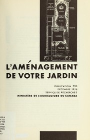 Cover of: L'aménagement de votre jardin