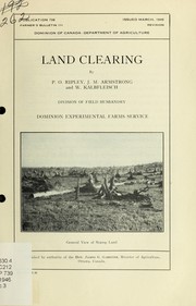 Land clearing by P. O. Ripley