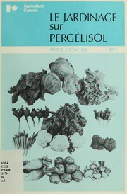 Cover of: Le Jardinage sur pergélisol