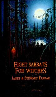 Cover of: Eight Sabbats for Witches by Janet Farrar, Stewart Farrar