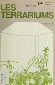 Cover of: Les terrariums