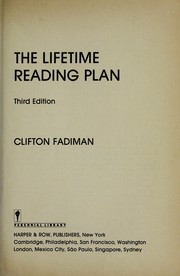 Cover of The lifetime reading plan