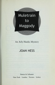 Cover of: Muletrain to Maggody by Joan Hess