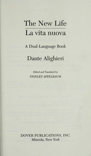 Cover of: The new life = by Dante Alighieri