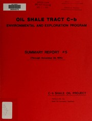 Cover of: Oil Shale Tract C-b environmental and exploration program: summary report