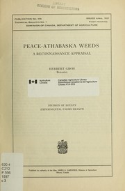 Cover of: Peace-Athabaska weeds: a reconnaissance appraisal