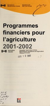 Cover of: Farm financial programs 2001-2002