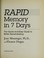 Cover of: Rapid Memory in Seven Days