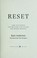 Cover of: Reset