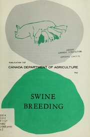 Cover of: Swine breeding by H. T. Fredeen