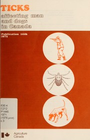 Cover of: Ticks affecting man and dogs in Canada by H. J. Smith