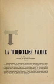 Cover of: Tuberculose Aviaire