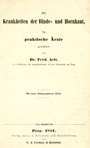 Cover of: Die Krankheiten des Auges: für praktische Ärzte