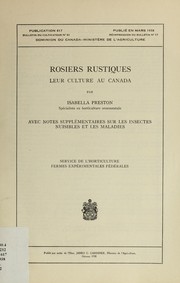 Cover of: Rosiers rustiques: leur culture au Canada