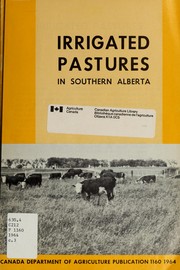 Cover of: Irrigated pastures in southern Alberta