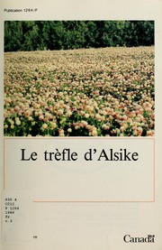 Cover of: Le trèfle d'Alsike