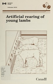 Cover of: Artificial rearing of young lambs by original by A.D.L. Gorrill ... [et al.].