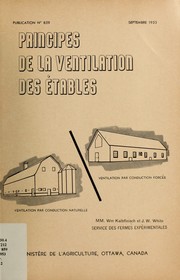 Cover of: Principes de la ventilation des étables