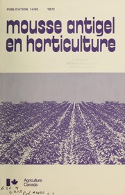 Mousse antigel en horticulture by Lloyd H. Lyall, David Jonathan Siminovitch