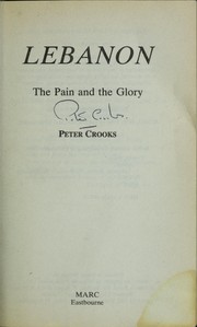 Cover of: Lebanon by Peter Crooks