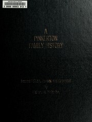 Cover of: A Pinkerton family history by Richard D. Pinkerton