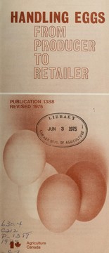 Cover of: Handling eggs from producer to retailer