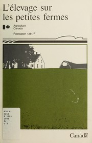 Cover of: L'élevage sur les petites fermes