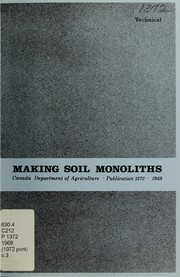 Cover of: Making soil monoliths