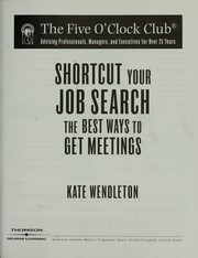 Cover of: Shortcut your job search by Kate Wendleton