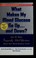 Cover of: What makes my blood glucose go up-- and down?