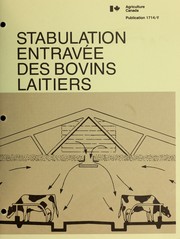 Cover of: Stabulation entravée des bovins laitiers