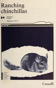 Cover of: Ranching chinchillas | Canada. Agriculture Canada