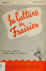 Cover of: La Culture du fraisier