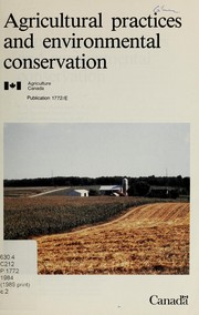 Cover of: Agricultural practices and environmental conservation