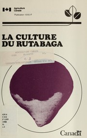 Cover of: La culture du rutabaga by D. C. Read