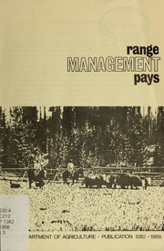 Cover of: Range management pays