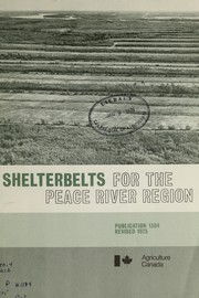 Cover of: Shelterbelts for the Peace River region