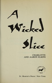 Cover of: A wicked slice