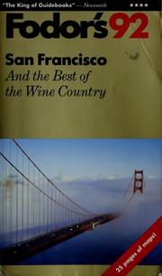 Cover of: FODOR-SAN FRANCISCO '92 (Fodor's San Francisco)