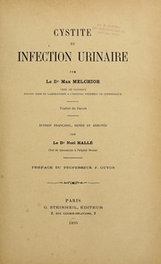 Cover of: Cystite et infection urinaire