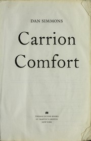 Cover of: Carrion comfort by Dan Simmons