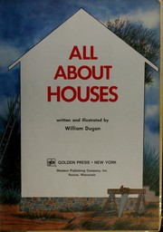 Cover of: All about houses