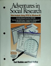 Cover of: Adventures in social research by Earl R. Babbie