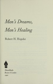 Cover of: Men's dreams, men's healing