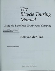 Cover of: The bicycle touring manual